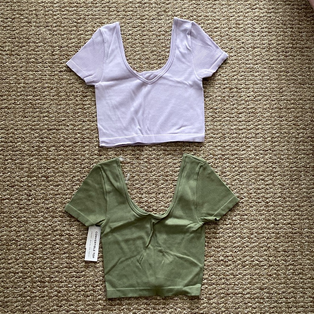 2 Aeropostale Crop Tops M